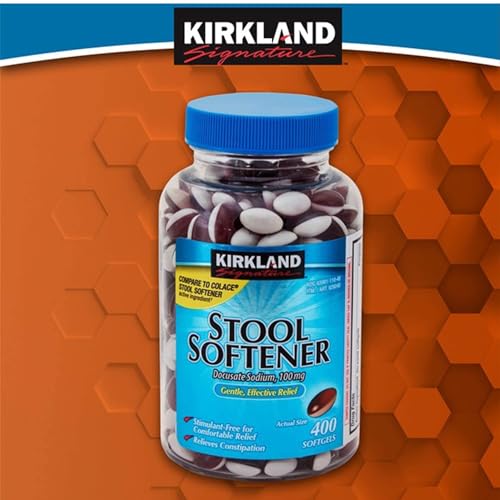 KIRKLAND Signature Stool Softener 100 mg, 400 Softgels