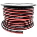 Audiopipe CABLE8100BLK 8 Gauge Speaker Wire 100 Red/Black
