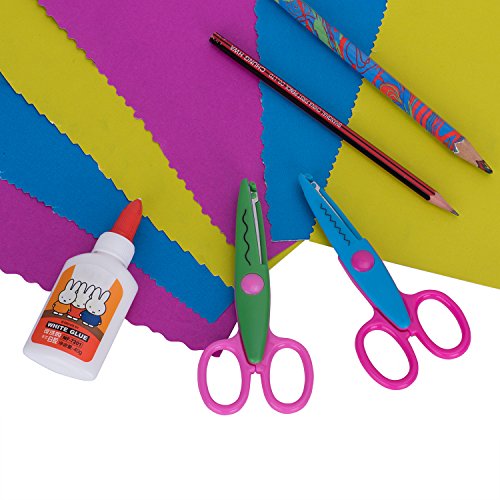 6 Paper Craft Edger Scissors-LANGSHOP 2018 Best Kids Pattern Scissor Kits