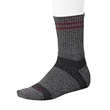 Vital Salveo- Bamboo Charcoal Outdoor Merino Wool Hiking Socks, Dark Gray (Crew)