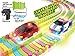 Mindscope Twister Tracks Radio Control Dual Lane Police Chase Glow in The Dark Track Set with 2 Cars and 2 Radio Controls RC