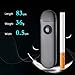 SunTime USB Mini Lighter Electric Reachargeable Flameless Windproof Slim Cigarette Portable Double Side Coil Lighters (Black)