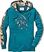 Legendary Whitetails Women's Camo Outfitter Hoodie (Turquoise, X-Large)