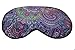 Maxfeel 100% Pure Silk Eye Mask - Sleep Eye Cover in Printed Colors (#12)