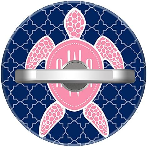 Universal Smartphone Phone Ring,Pop Clips/Ring for Almost All Cases/Phones,Tablets,iPad,iPad Mini - Pink-Sea-Turtle-Blue