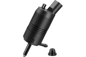 HHCSOP Front Windshield Washer Pump w/Grommet, Replacement for Chevrolet (Chevy) GMC Buick Pontiac Oldsmobile Isuzu Cadilla, Replaces OEM 385-232316A 22127652 22127653 89025062 89001122