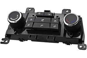 Climate Control Module for Chevrolet Cruze 2009-2016 AC Heater Switch Replacement 9057231 95146207 6-Speed Plastic