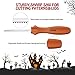 Halloween Pumpkin Carving Kit, G-TING 4 Piece Sturdy Stainless Steel Tool with 10 Pcs Pumpkin Carving Pattern Halloween Professional Pumpkin Stencils Kit or Jack-O-Lanterns