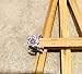 ISAACSONG.DESIGN 925 Sterling Silver Statement Adjustable Ring for Women Love Heart, Teardrop, Cat, Pearl Charms (Pink Crystal Sakura Flower)