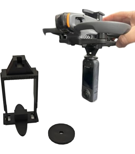 thumbnail image 2 of Camera Top Bracket Mount Adapter For DJI Air 3 Drone 2 of 14