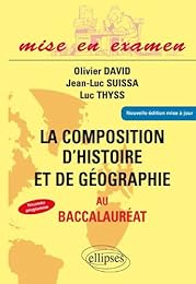 La  composition d'histoire et de géographie au baccalauréat