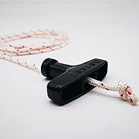 ZLKSKER Recoil Starter Rope with Pull Start Handle, 2.4m / 5.0mm, Engine Starter Rope & Handle, Generator Lawn Mower Trimmer