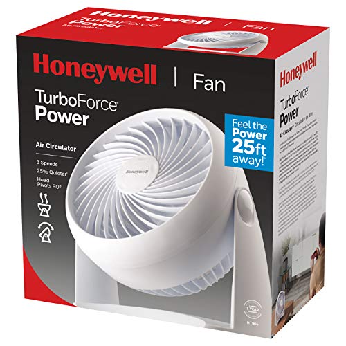 White Honeywell HT904 Tabletop AirCirculator Fan 11 inch Home