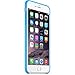Apple - Silicone Case for Apple iPhone 6 Plus - Blue