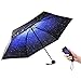 Ke.movan Travel Compact Umbrella Windproof Mini Sun & Rain Umbrella Ultra Light Parasol - Fits Men & Women, Gift Choice (Sky)