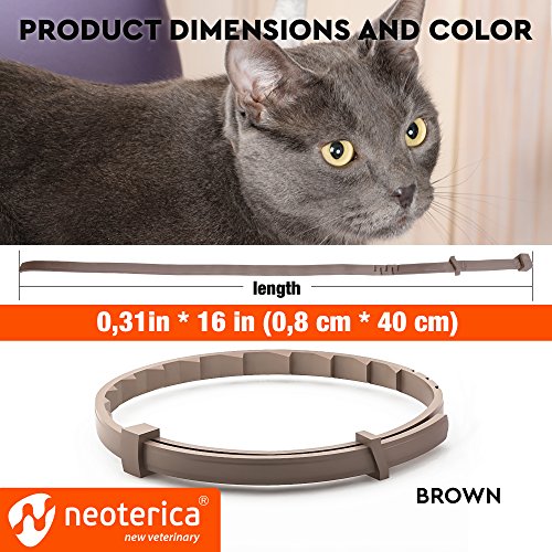 Rolf Club 3D Flea & Worm Collar for Cats and Small Dogs Flea Control