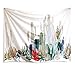 Cactus Landscape Wall Tapestry Fabric Wallpaper Home Decor,60