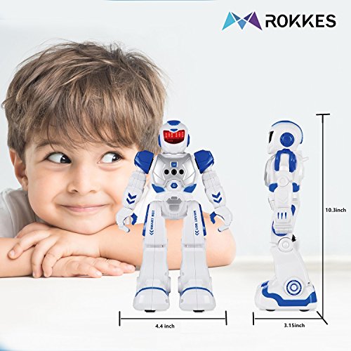 Senroke Remote Control RC Robot Toys, Dancing Robot Kit For Kids , Robotic Toys With Infrared Controller, Programmable