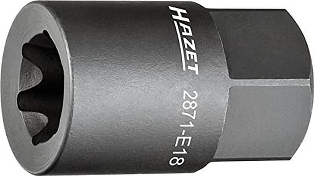 HAZET 2871-E18 39.5 mm E 18 Brake Calliper Torx Profile Socket - Multi-Colour