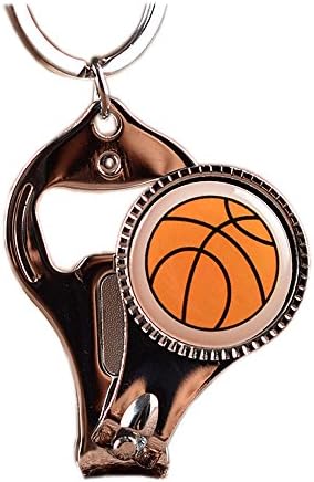 Gnovelty Key Rings Nail Clippers Cutters Bottle opener Keychain Basketball