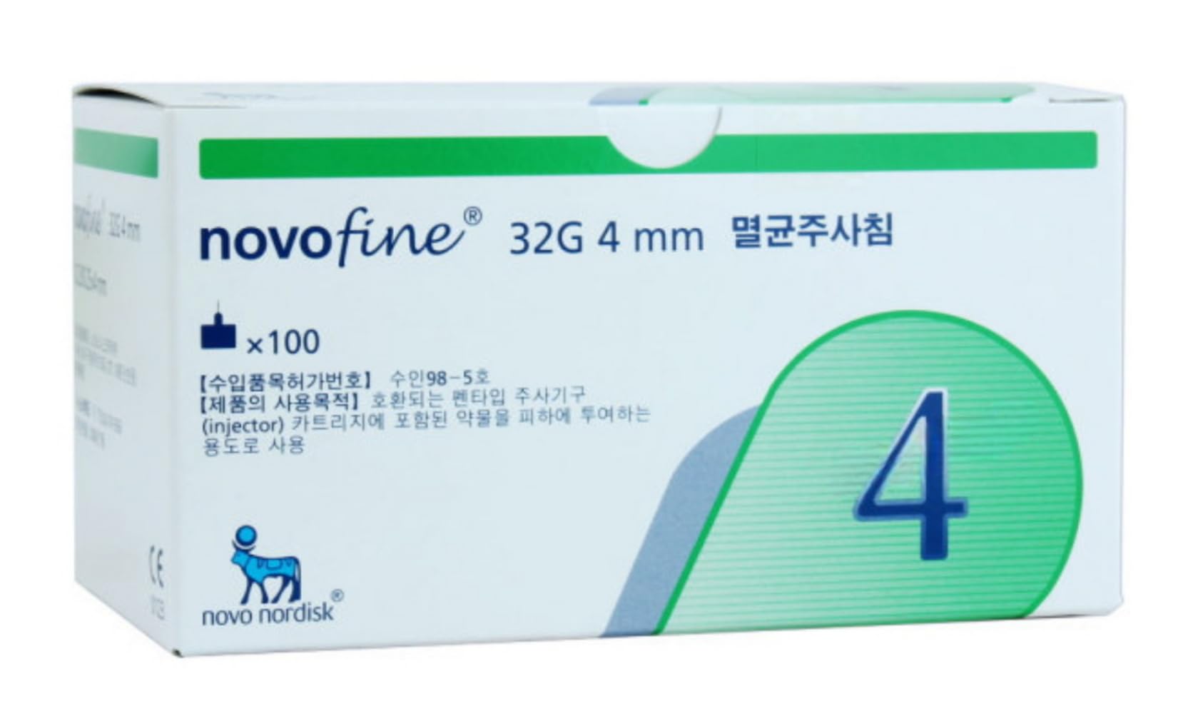 Photo 1 of [Somang] Novofine 32G 4mm 1box (100pcs)