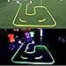 Office Golf - Cosmic Putting Mini Golf Game - Offers Unlimited Course Design Potential - Works on Carpet or Putting Green - Glows in Black Light - Unique, Inspiring Fun (YELLOW)