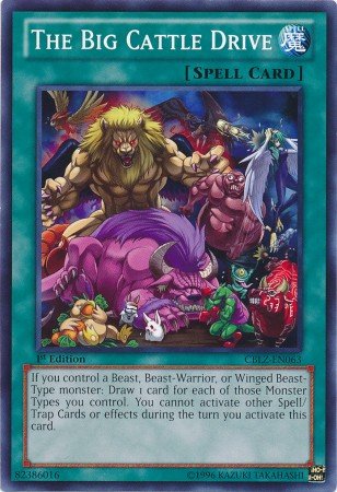 Yu-Gi-Oh! - The Big Cattle Drive (CBLZ-EN063) - Cosmo Blazer - 1st Edition - Common