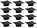 FX Child's Graduation Caps, Hats for Graduation Ceremony, 12 Felt Caps with Gold Tassels