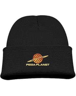 Unisex Youth Adjustable Skull Caps Slouchy Loose Beanie For Pizza Planet