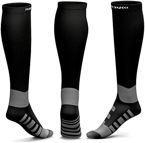 Compression Socks Men Women Calf Knee High for Edema, Varicose Veins, Diabetic Socks