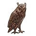 Achla Designs Great Horned Owl Garden Statue, Bronze