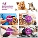 Pet Grooming Glove, Pet Ninja Glove, Amazingly cat glove, Gentle Deshedding Brush Glove - Efficient Pet Hair Remover Mitt - Enhanced Five Finger Design - Perfect for Dog & Cat - 1 Pair (Sky Blue)