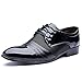Rainlin Men's Breathable Leather Lined Perforated Dress Oxfords Shoes