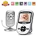 Video Baby Monitor with Camera and Audio [2018 Upgraded], Infrared Night Vision, Two Way Talk Back, ECO Power-saving Mode,Temperature Monitoring, Lullabies, Long Range and Long Battery Life (Silver)