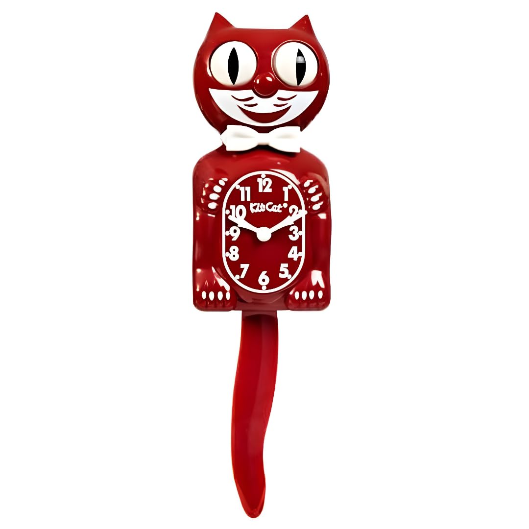 KIT CAT Klock Space Cherry Red 15.5" High BC-52