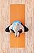 YogaAccessories 1/4″ Thick High-Density Deluxe Non-Slip Exercise Pilates & Yoga Mat, Orangethumb 3