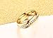 6MM Classic High Polished Stainless Steel CZ Eternity Wedding Ring Bands For Women Size 5-13 Comfort Fit