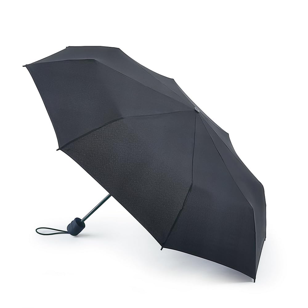Fulton Hurricane Performance Umbrella, Black, Strong Wind Resistant Frame