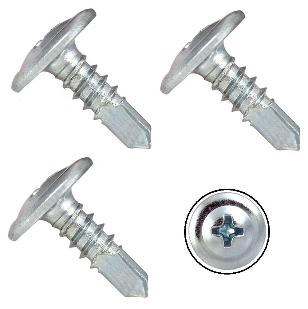 TERF® Drywall Self Drilling Point Phillips Wafer Head Screw Zinc Screws 4.2 X 13mm - Pack of 100