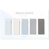 Monolike Magnetic Bookmarks Grid Ocean, Set of 5
