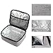 Insulated Lunch Bag,JIESI Adult Lunch Box With Adjustable Shoulder Strap,Cool Bento Bag for Office , School , Picnic(Grey)