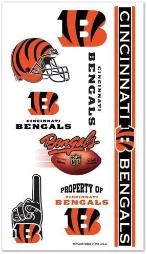 Amazon Com Cincinnati Bengals Tattoos Health Personal Care