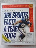 The Official 365 Sports Facts-A-Year Page-A-Day Calendar 2004 (Page-A-Day Calendars) by