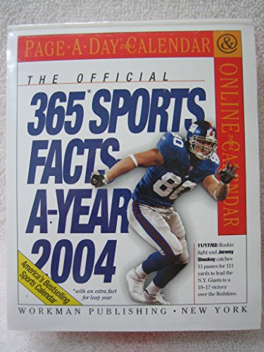 The Official 365 Sports Facts-A-Year Page-A-Day Calendar 2004 (Page-A-Day Calendars) by