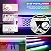 Dreamcolor Pixel LED Strip Lights, 16.4ft/5M APP Control Dreamcolor LED Chasing Pixel Light, Non-Waterproof 12V 5050 RGB Color Changing Rope Light Kit, Flexible Led Strip Lighting for Home Kitchen