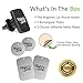 Magnetic Dashboard Cell Phone Holder for Car: Adjustable Universal Air Vent Magnet Dash Car Phone Mount, Works Best with Mobile Phones, 6 Magnet Holds Large Cellphone Plus Case like iPhone 8 7 6 5 4 x