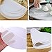 Inchant 5Pcs Kitchen Silicone Steamer Mesh Non-Stick Pad Round Shape Dumplings Mat Steamed Buns Baking Pastry Dim Sum Mesh, 11 Inch Diameter