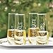 Cathy's Concepts Celebrate Stemless Champagne Flutes – Silver Engraving, 4 Celebratory Sayings, 4-Glass Set