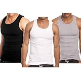 Cotton Tank Top A-Shirt Wife Beater 