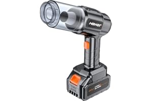 MBNGF Car Vacuum Portable Cordless, 35000PA High Power Suction & Blower, Wireless Handheld Vacuum Cleaner for Car, Home, Office, Pet(Dull Black)